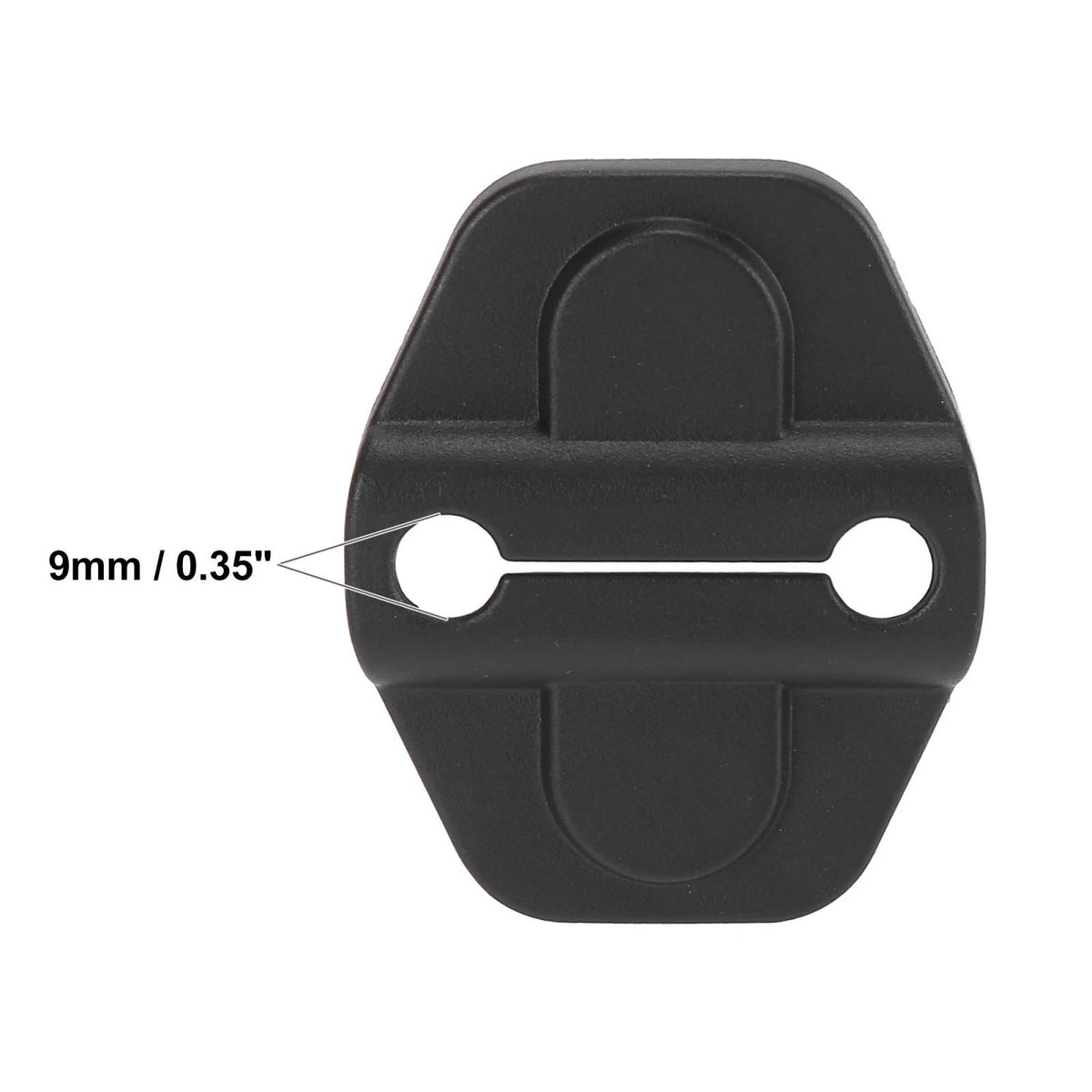 4 x ABS Door Lock Cover Trim Protector for Jeep Wrangler JL (2018-2021)