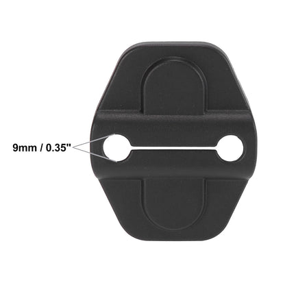 4 x ABS Door Lock Cover Trim Protector for Jeep Wrangler JL (2018-2021)