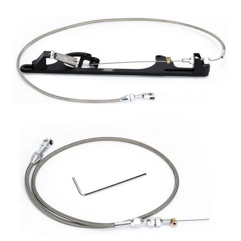 36in Stainless Steel Braided Throttle Cable for LS Engine LS1 (1997–2004)