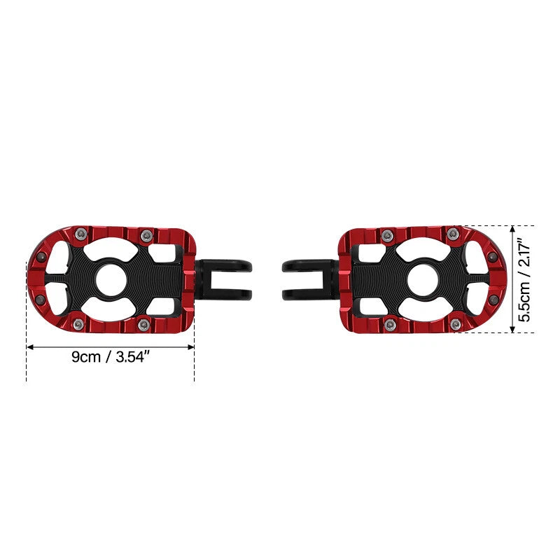 Driver Footpegs Footrest for Harley Softail Street Fat Bob Sport Glide (18-25)