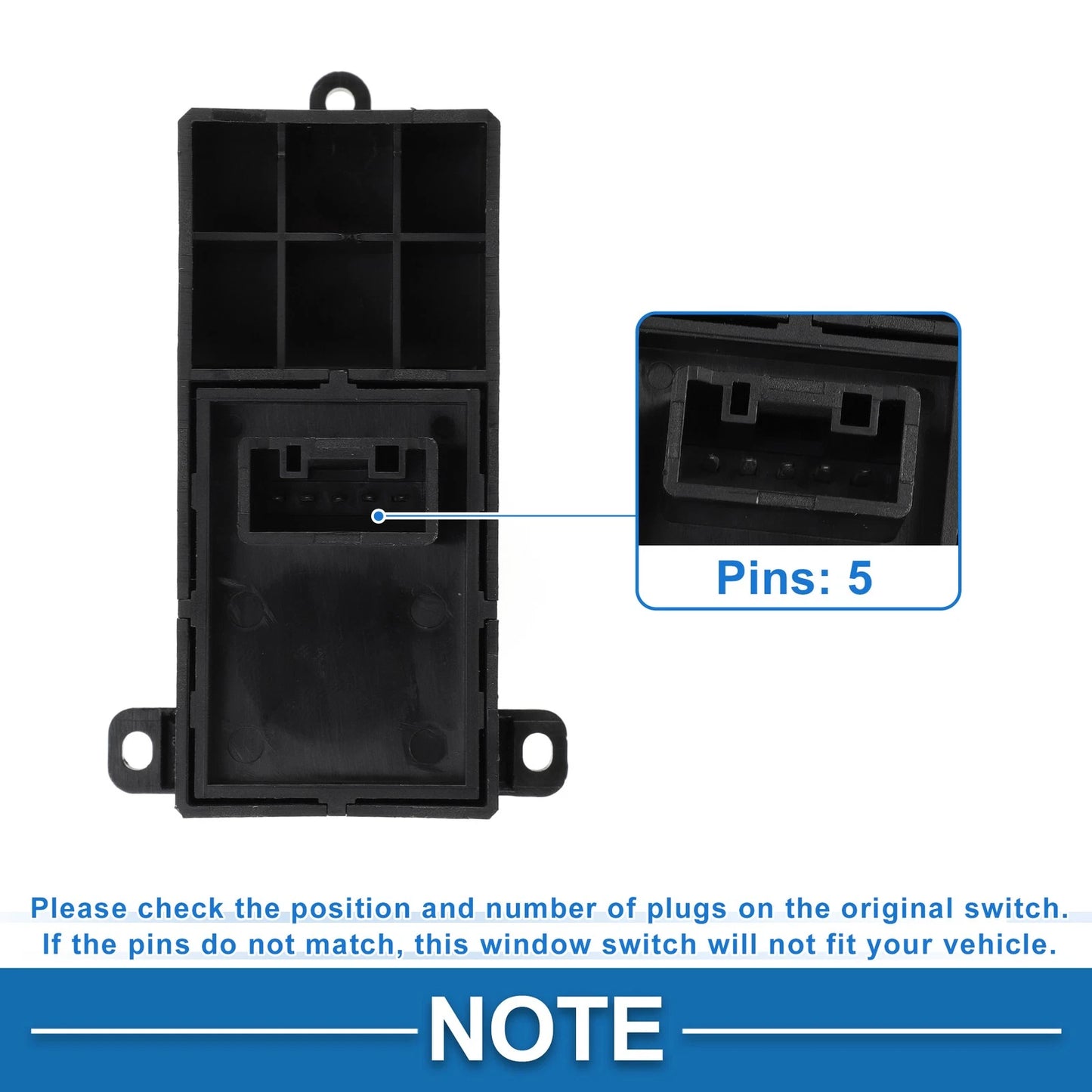 Power Window Switch for Honda Fit HR-V (2015-2023)