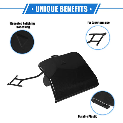 Tow Hook Eye Hole Cover for BMW X3 G08 2018-2023 Black Rear Right