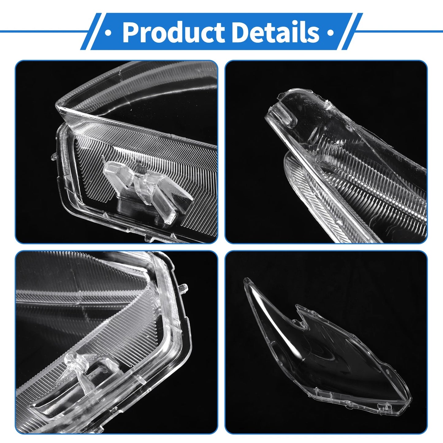 Car Front Left Headlight Lens Cover for Toyota Prius (2010-2012)
