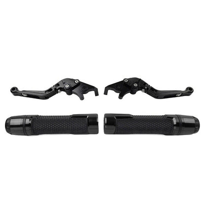 Black Brake Clutch Lever Grip Set for Yamaha FJR XJR 1300 (2001-2008)