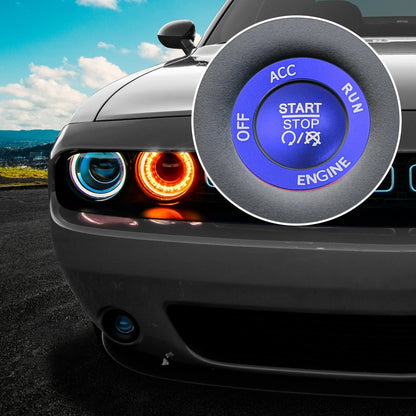 Sticker Kit Engine Push Start Button for Dodge Charger Challenger Durango Blue