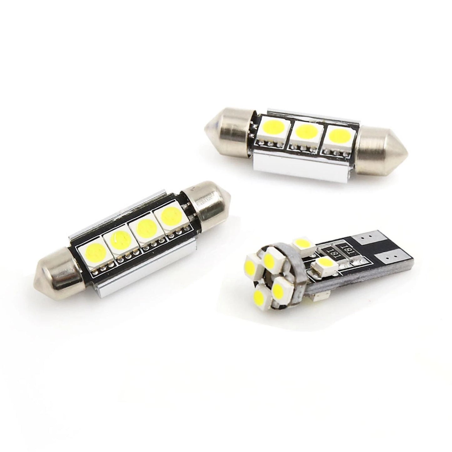 18 x DC 12V Canbus White LED Interior Lights Kit for BMW E60 E61 5 Series