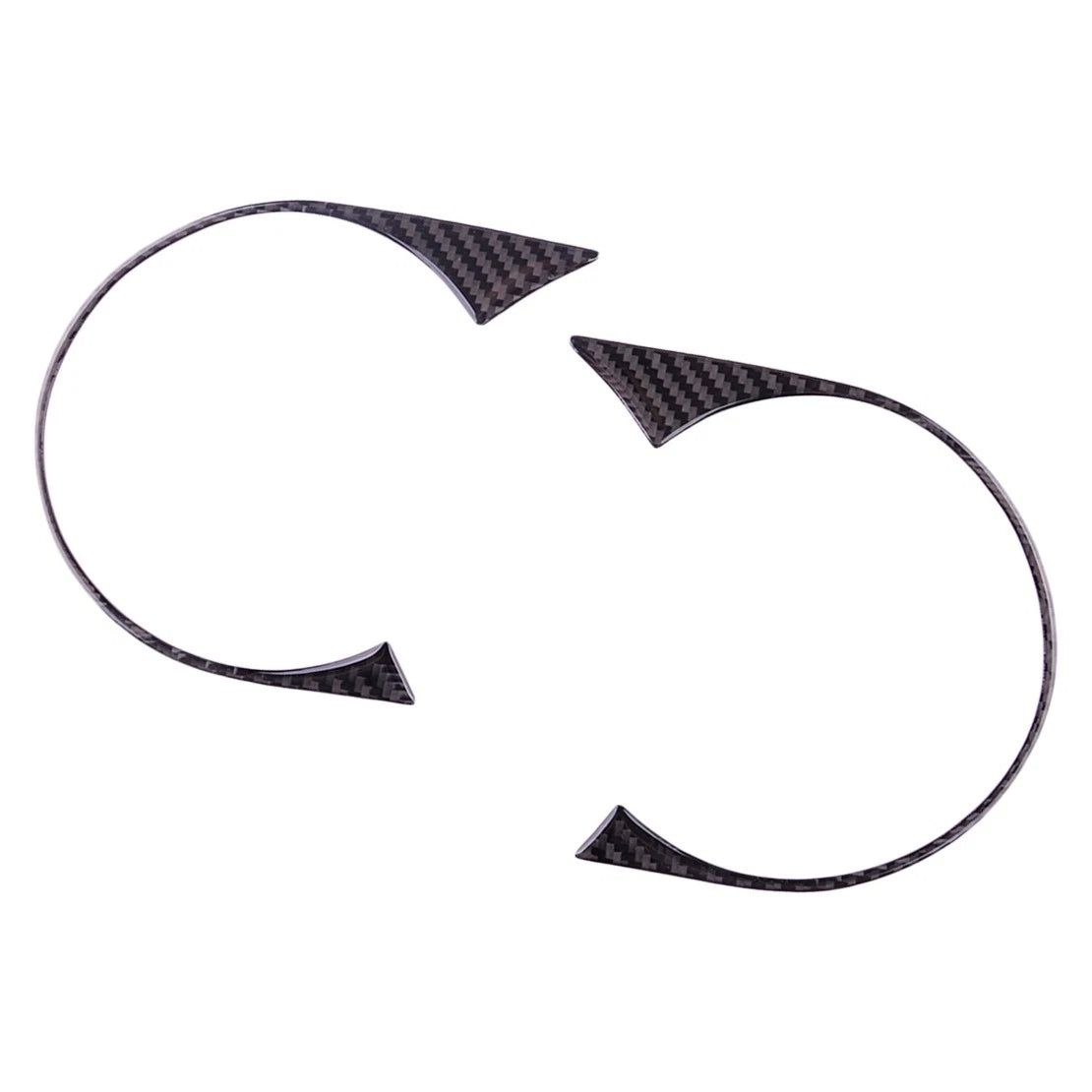 2 x Carbon Fiber Speedometer Trim Stickers for Toyota Tacoma (2012-2015)