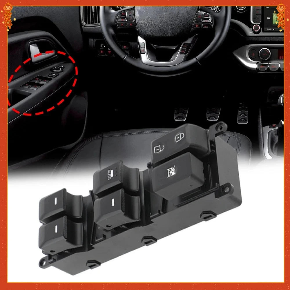 Electric Left Side Power Window Switch for Kia Rio (2015–2017)