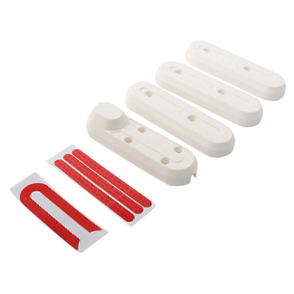 Decorative Shine Strip U/I Shaped Front & Rear Wheel Covers for XIAOMI MIJIA M365