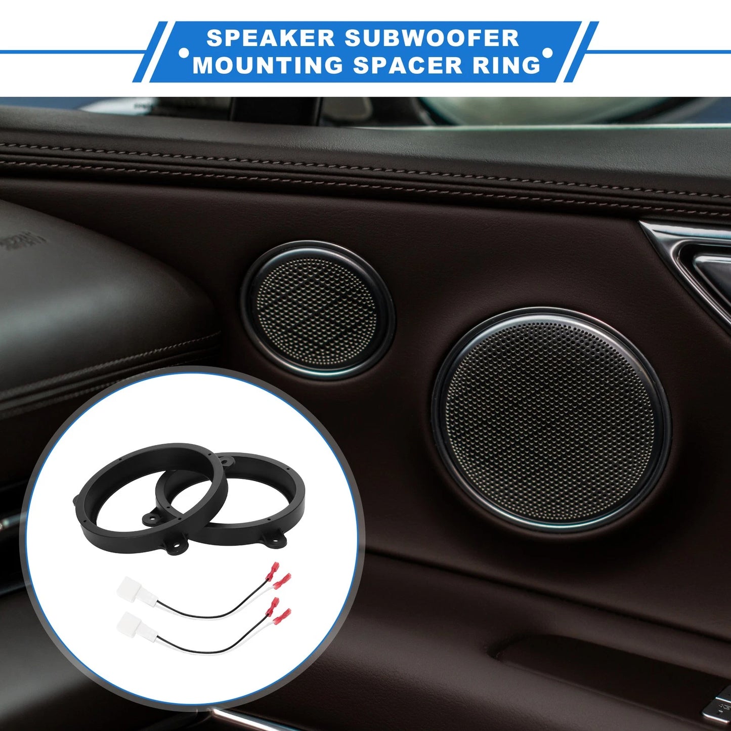 6.5" Speaker Spacer Adapter Set for Subaru WRX
