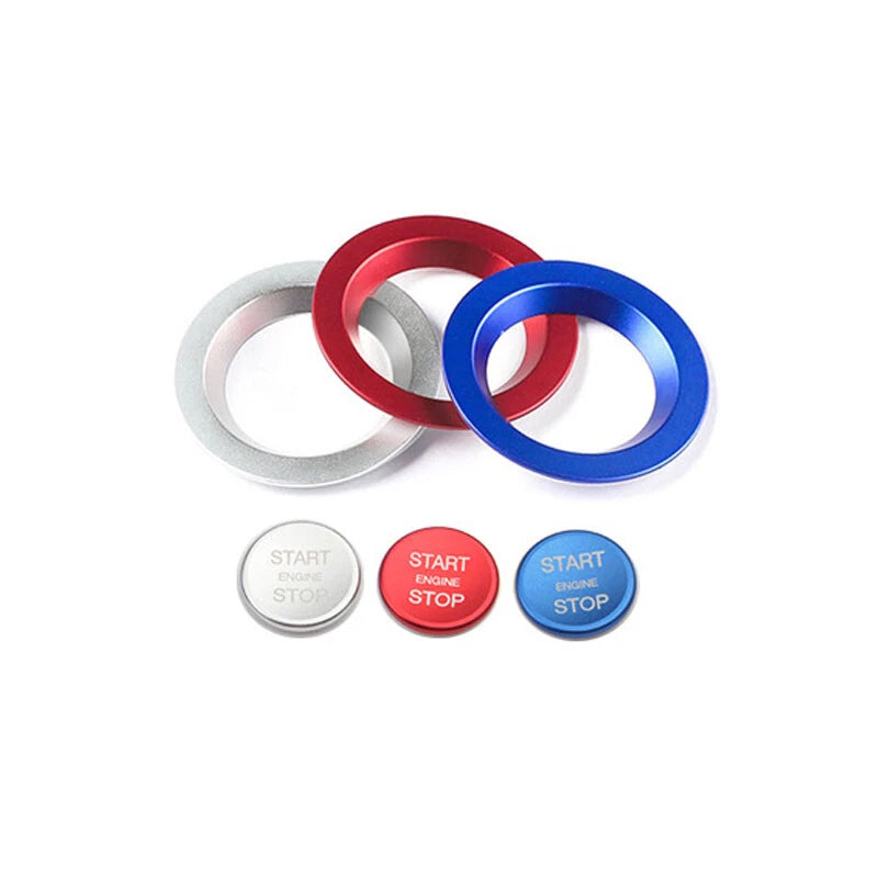 Aluminum Engine Start Buttons Cover Trim For Land Rover Discovery Sport Evoque
