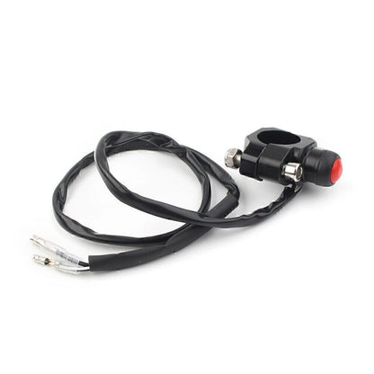 CNC Handlebar Engine Start Stop Kill Switch Button for Scooters, Quads, ATV