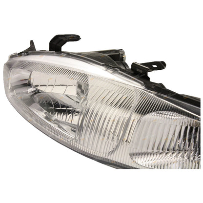 LH Chrome Headlight for Mitsubishi Mirage/Lancer CE (1998 - 2004)