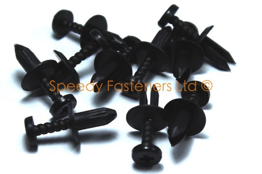 10 x Puerta Moldura Plástico Tornillos 5mm for Lotus Elise Exige (1996–2011)