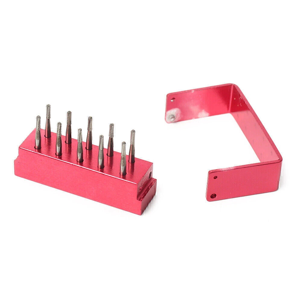 Dental Tungsten Steel Tooth Drills for High Speed Handpiece - 10 pcs