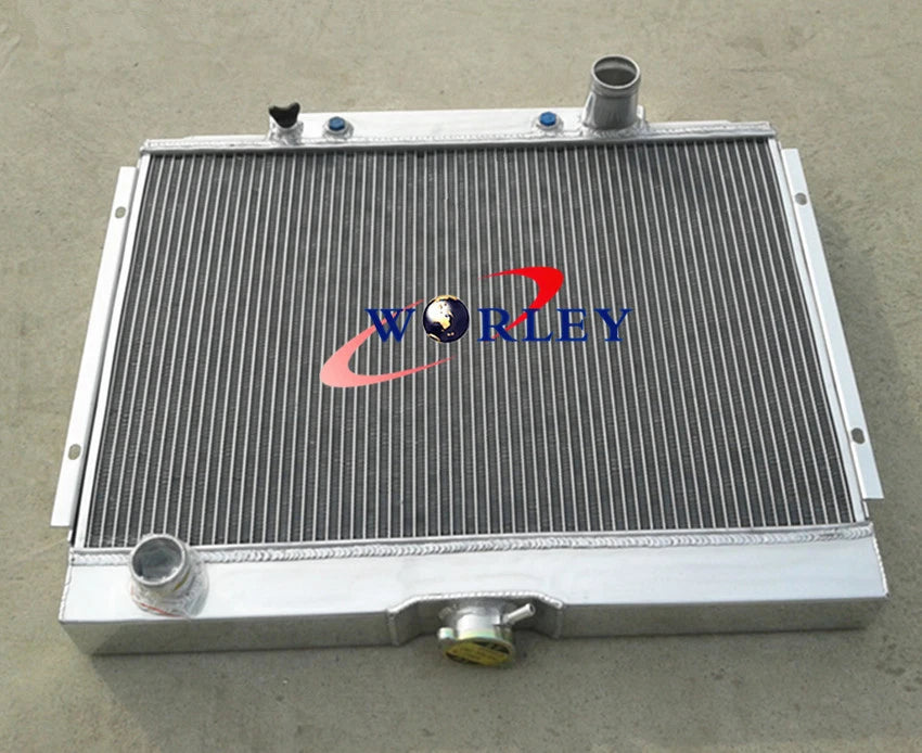Aluminum Radiator + Fan for Ford Mustang, Mercury Cougar, XR7, Torino (1967-1970)