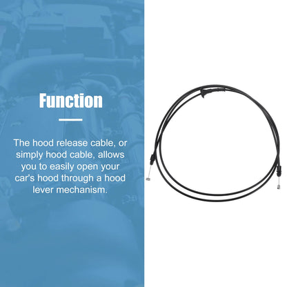 Hood Release Cable for Ford F-150, Expedition, Navigator (2004-2023)