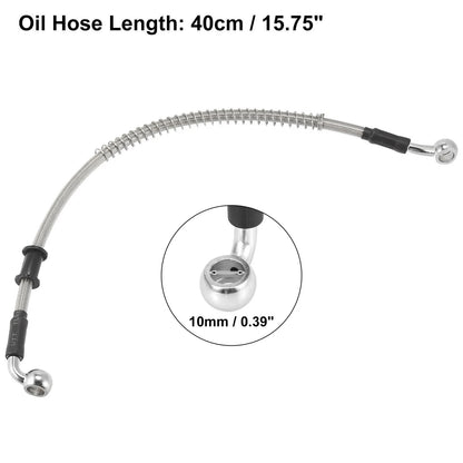 Brake Clutch Oil Hose Line Pipe Hydraulic 40cm 15.75" for Motorcycle