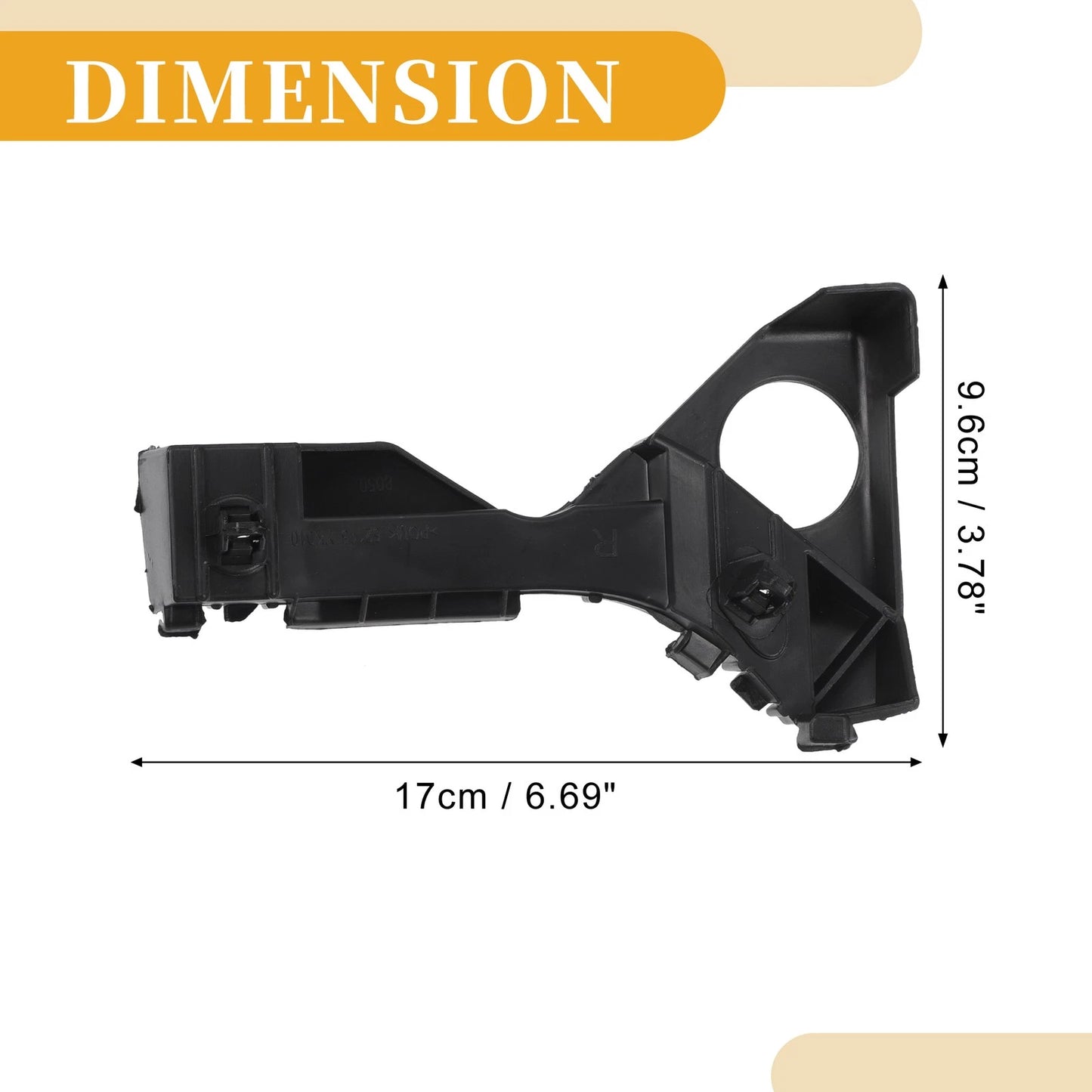 RH Front Bumper Support Bracket for Toyota Corolla (2005-2007) 1 Pc
