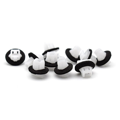 2 x White Clips for Nissan Juke & X-Trail