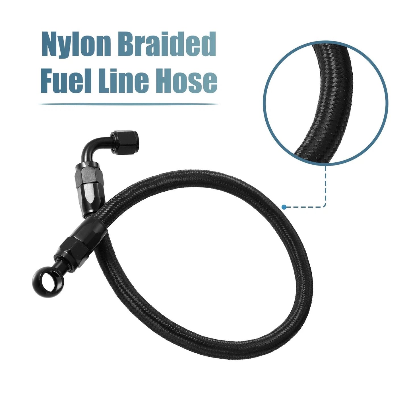 Braided Fuel Line for Honda Accord Civic and Acura Integra B/D Series Engine