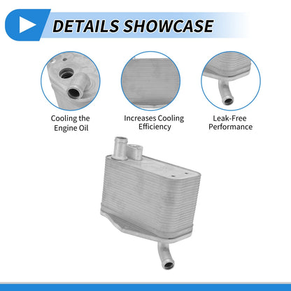 Engine Oil Cooler for Land Rover LR2 L6 3.2L (2008-2010)