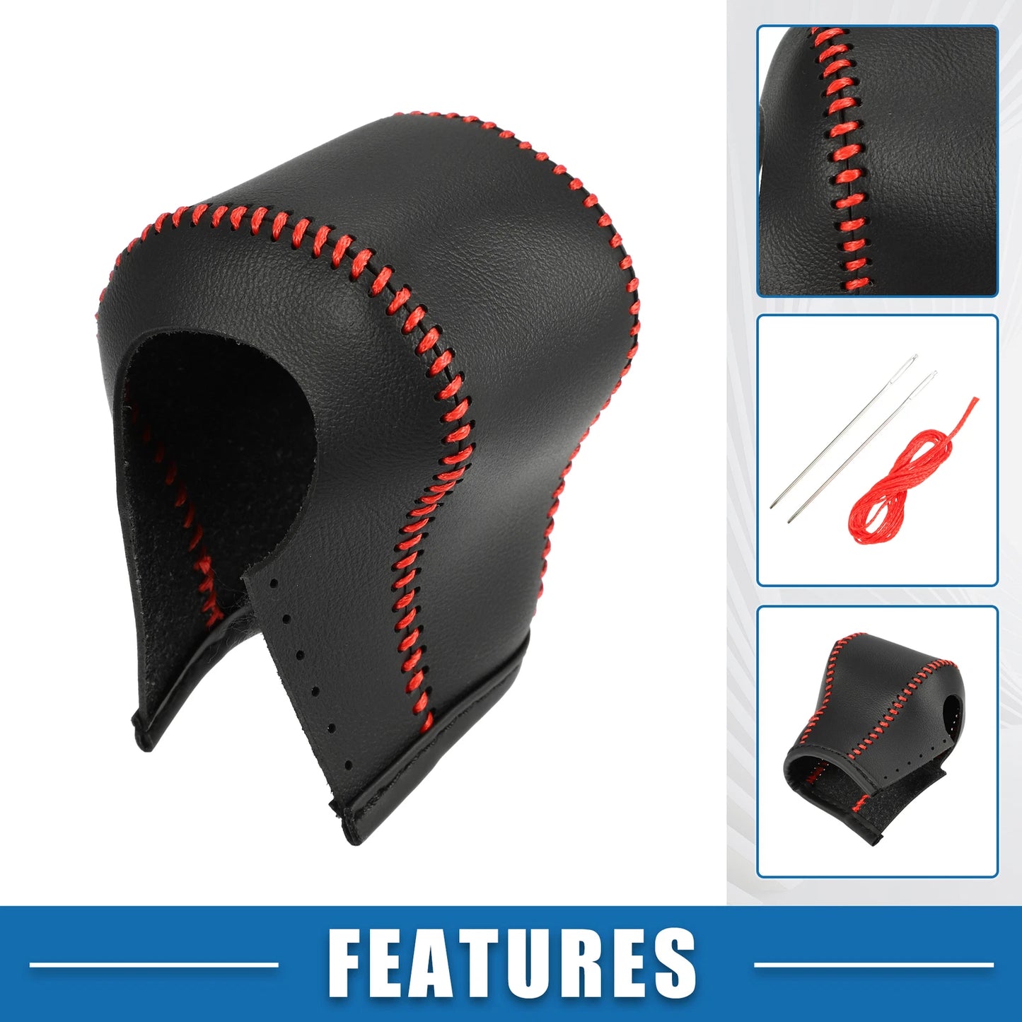 Faux Leather Gear Shifting Knob Cover Trim for Toyota ZWR95W (2022)