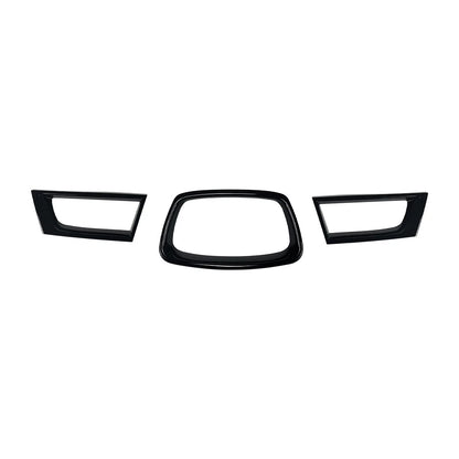 Gloss Black Front Grill Frame Trim Cover for Subaru Impreza WRX STI (2006–2007)