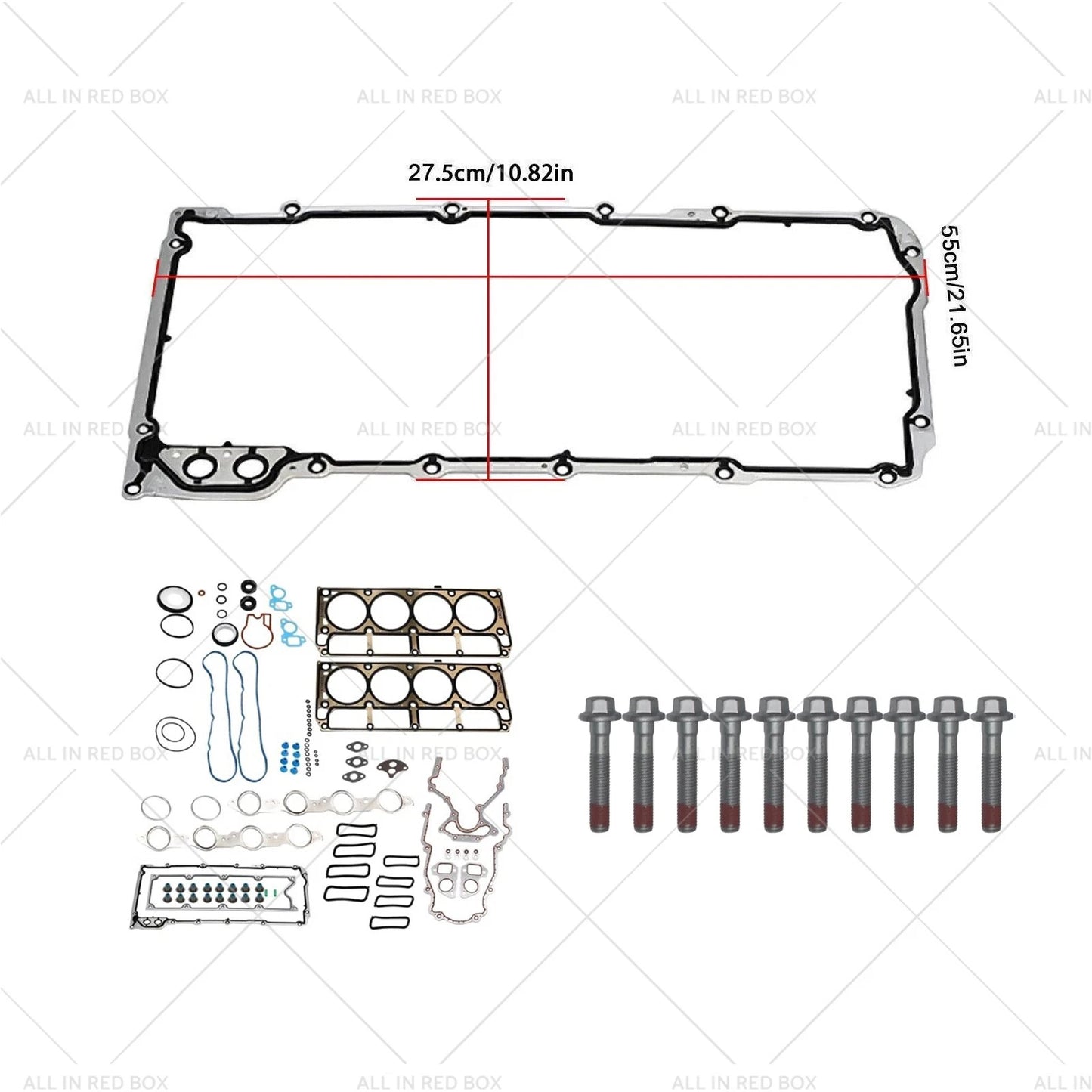 Head Gasket & Bolt Kit for Holden Commodore VT VX VY LS1 5.7L V8 (1997-2006)