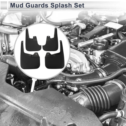 Mud Flaps Splash Guards 1 Set for Isuzu D-MAX 4 Doors (2010-2020)