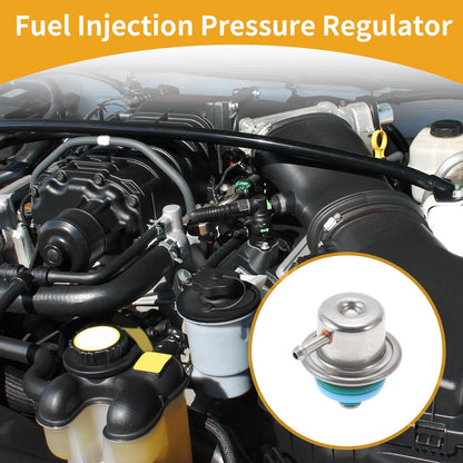 Fuel Pressure Regulator for Ford E-150 (1999-2004) Metal 20-70 Psi