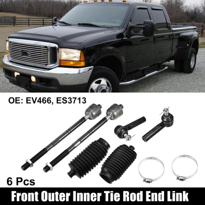 6 x Front Outer Inner Tie Rod End Links for Toyota Matrix (2003-2008)
