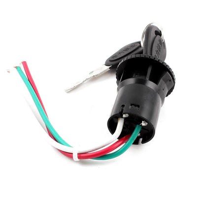 Ignition Switch Lock / 3-Wire for Scooter Motorcycle 2 x Keys