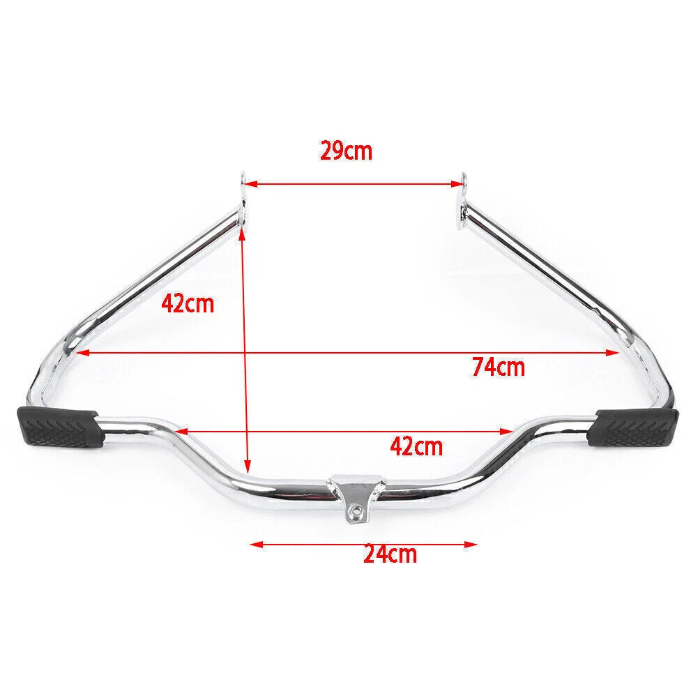 Chrome Engine Guard Crash Bar for Harley Touring Road King Street Glide (2009-2017)