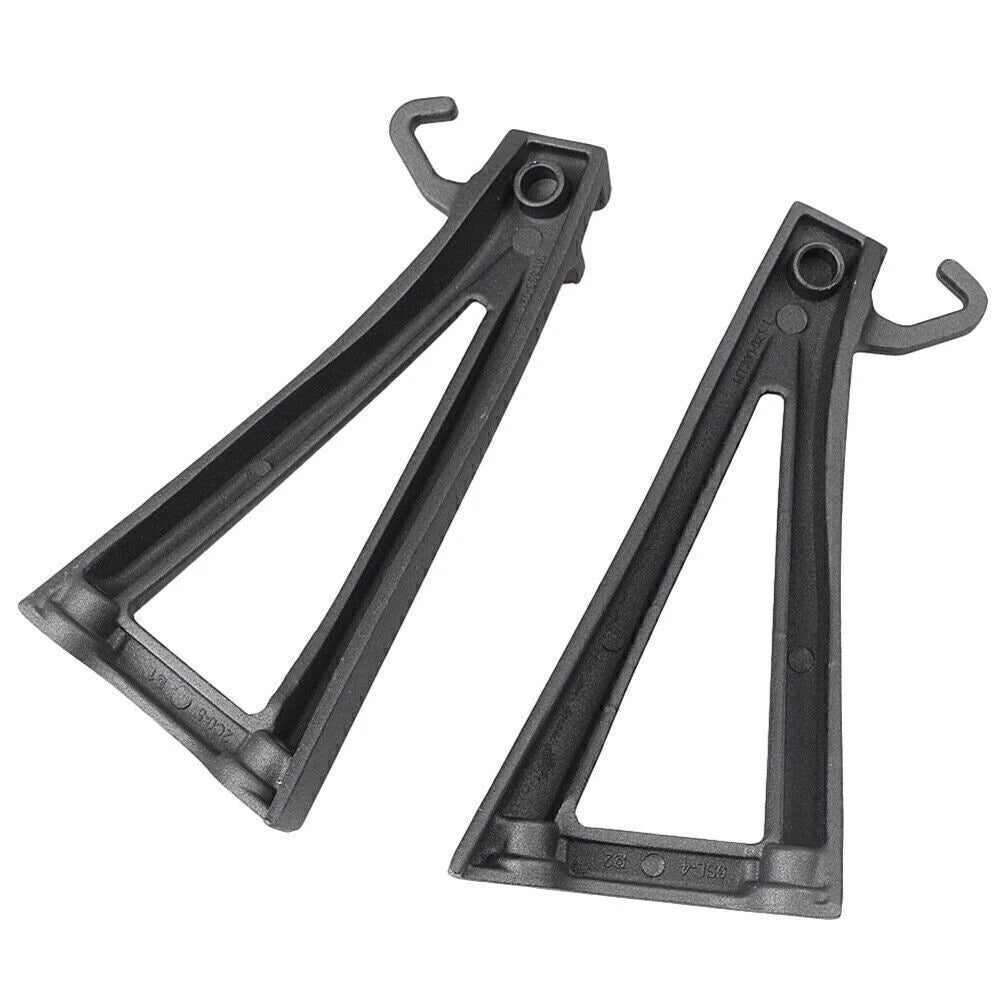 Black Rear Footrest Assembly Kit with Foot Pegs for Yamaha YZF R6 (2006-2011)
