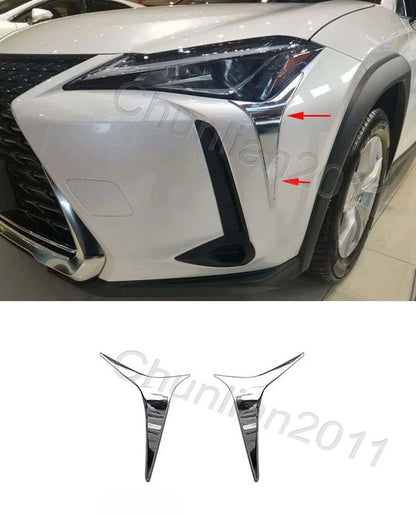 Front Headlight Eyelid Lamp Cover Trim for 2019-2023 Lexus UX 200 250h (2019-2023)
