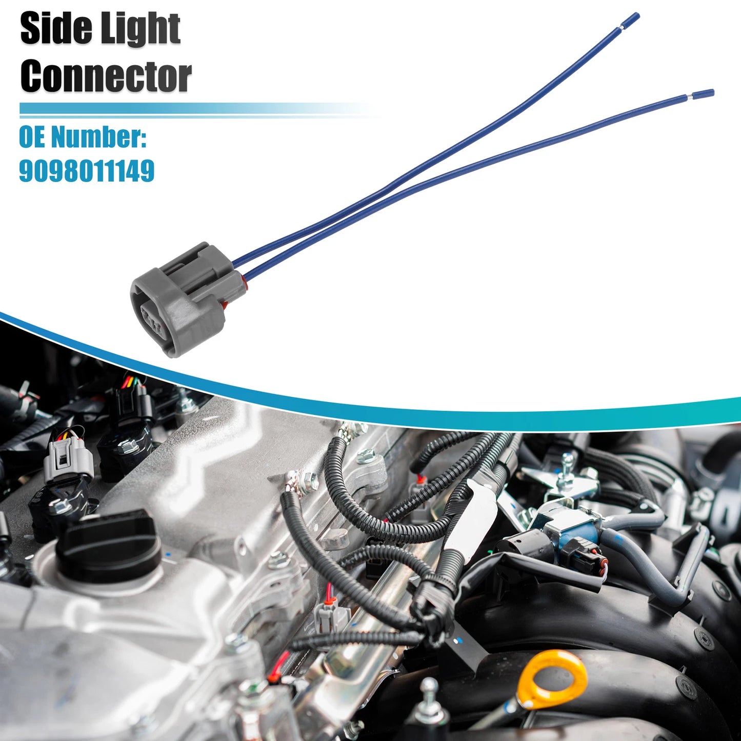 Side Marker Light Connector Plug Clips for Toyota