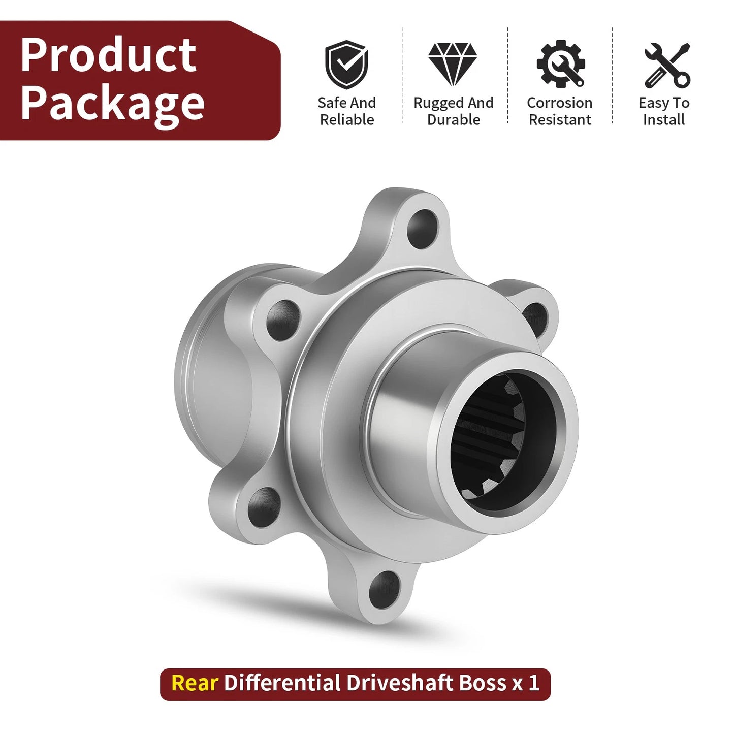 Rear Differential Driveshaft Boss for Yamaha Grizzly 660 (2002-2008)