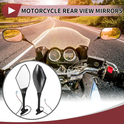 1 x Motorcycle Rear View Mirrors Aluminum for Honda CBR600RR (2003–2014)