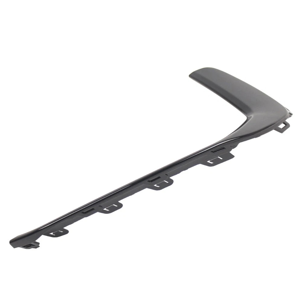 Left Front Bumper Side Molding Trim Glossy Black for Audi A6 C8 S6 (2019-2024)