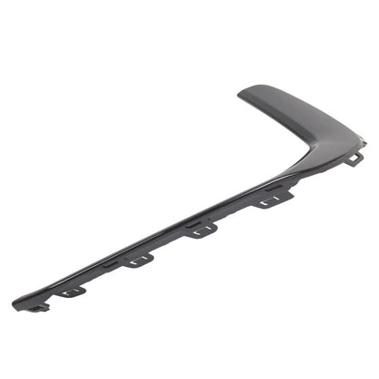 Left Front Bumper Side Molding Trim Glossy Black for Audi A6 C8 S6 (2019-2024)