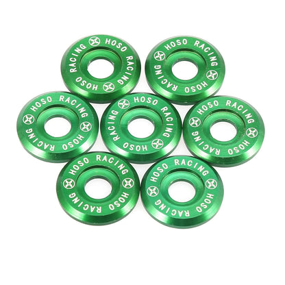 8pcs M6 Release Fastener Bumper Fender Washer Bolt for Car Motorcycle