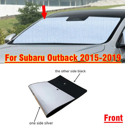 Front Windshield Privacy Thick Sunshade Cover for Subaru Outback (2015–2019)