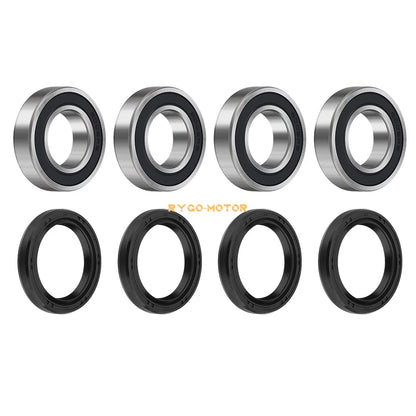 2 x Front Wheel Bearings Seals for Kawasaki Mule