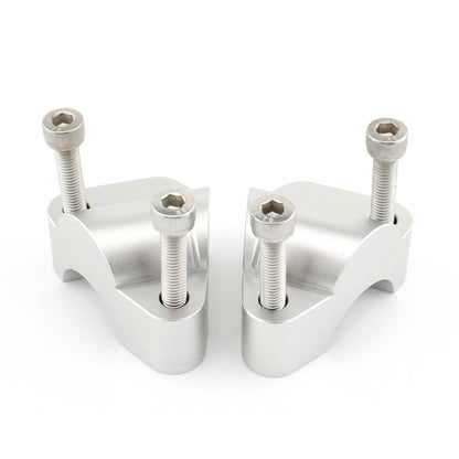 Chrome Front Handlebar Clamp Kit for Tiger 1200 GT Pro (2022-2023)