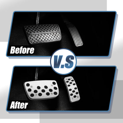 2 x Car Brake Gas Accelerator Pedal Covers for Toyota Camry (2018-2023)