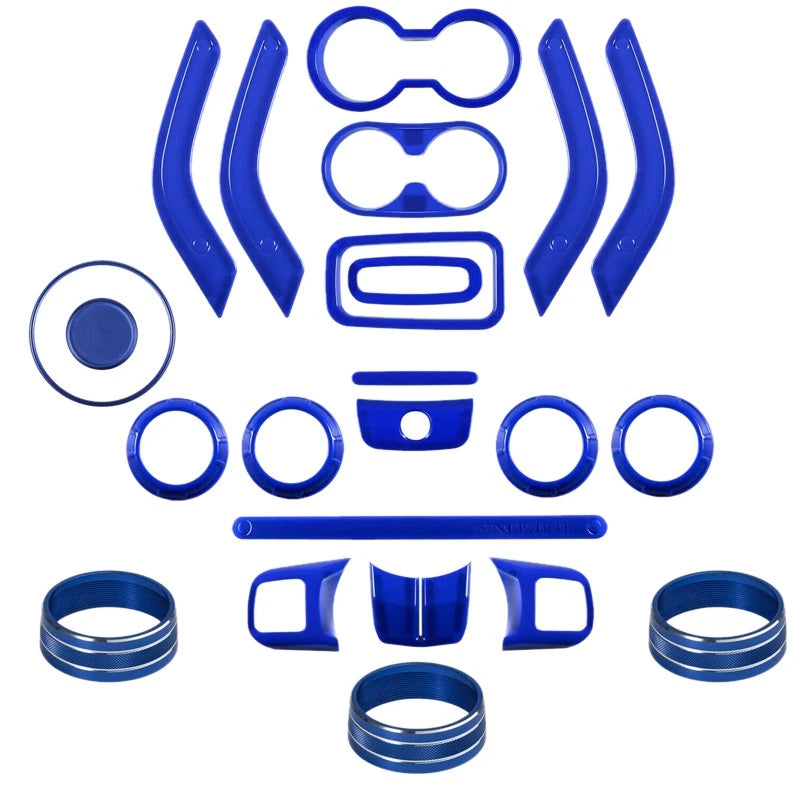 Blue Interior Trim for Jeep Wrangler JK (2011-2017)