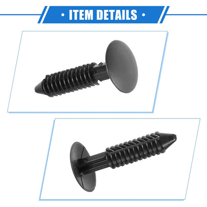 15 Pcs Canopy Seal Buckle Clips for Ford Mustang (2005-2012) Black