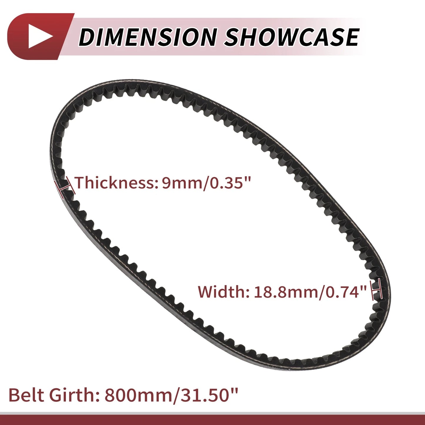 Drive Belt V-Belt for Honda Elite 125 150 (2001-2009)