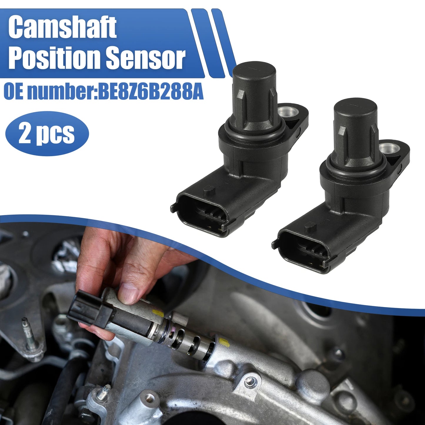 2 x Engine Camshaft Position Sensors for Ford Fiesta (2011-2019)